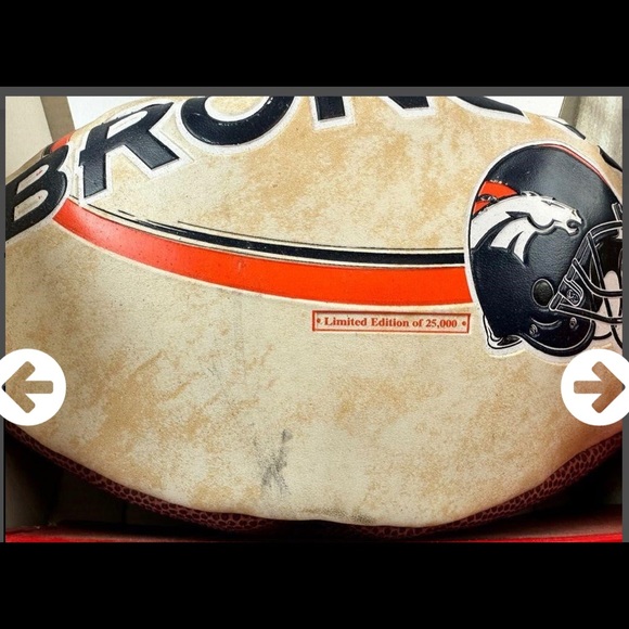 BRONCOS DENVER TAKE THE GAME HOME FOOTBALL - Picture 5 of 5